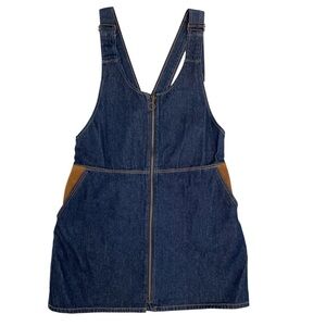 Zara Z1975 Denim Overall Dress